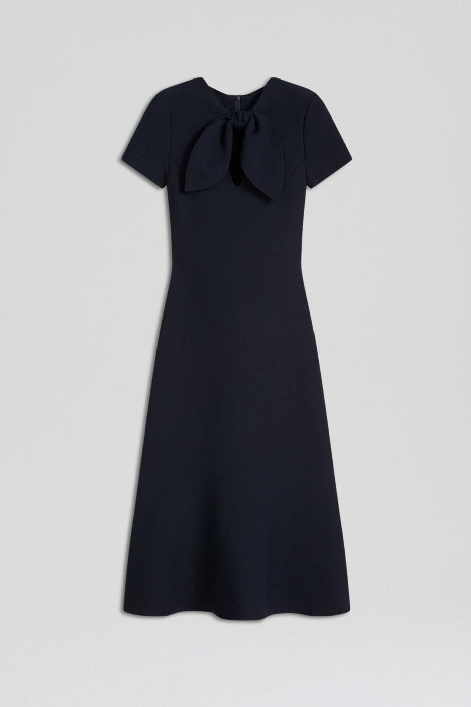 Dresses | Women Scanlan Theodore CREPE KNIT CRAVAT DRESS Navy