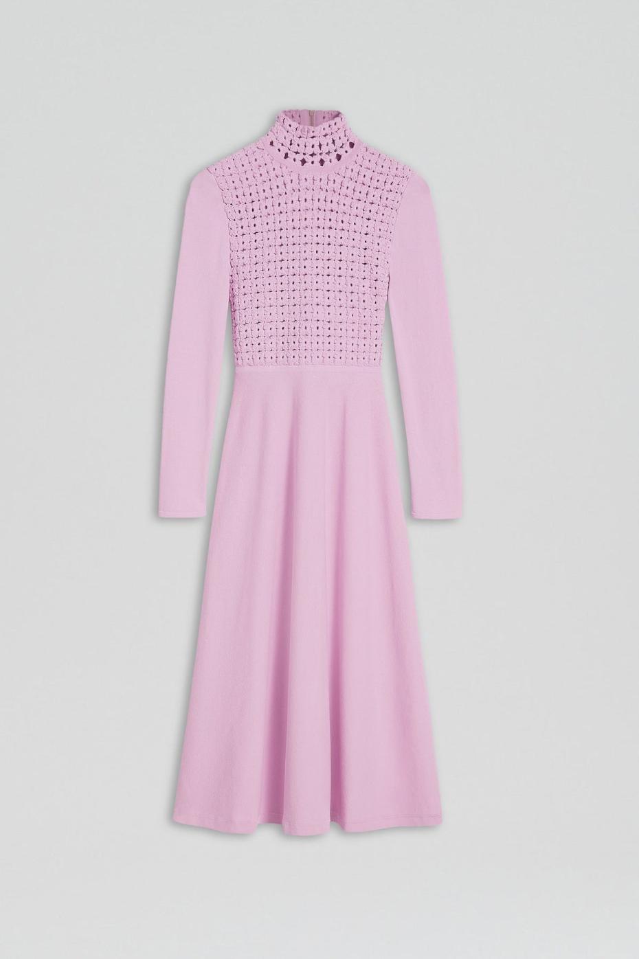 Dresses | Women Scanlan Theodore CREPE KNIT DAISY DRESS Mauve