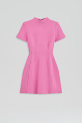 Dresses | Women Scanlan Theodore CREPE KNIT PEPLUM DRESS Peony