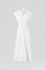 Dresses | Women Scanlan Theodore CREPE KNIT SHIRT DRESS Cream