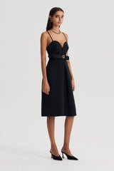 Dresses | Women Scanlan Theodore DIAMANTE TRIM DRESS Black