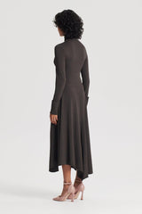 Dresses | Women Scanlan Theodore DRAPE HEM DRESS Jungle