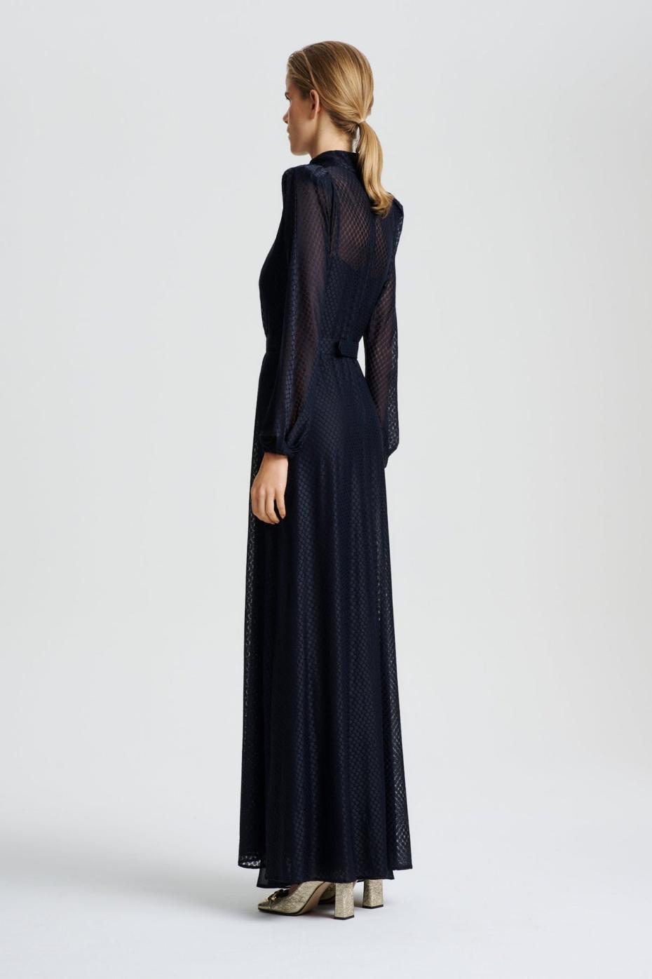 Dresses | Women Scanlan Theodore FRENCH LACE DRESS Navy