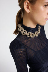 Dresses | Women Scanlan Theodore FRENCH LACE DRESS Navy