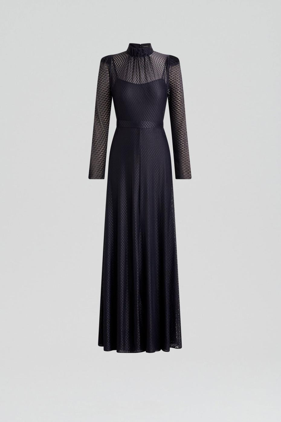 Dresses | Women Scanlan Theodore FRENCH LACE DRESS Navy