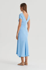 Dresses | Women Scanlan Theodore GATHERED DRAPE DRESS Sky