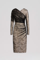 Dresses | Women Scanlan Theodore LACE DRAPE DRESS Black