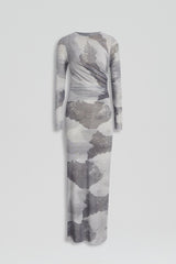 Dresses | Women Scanlan Theodore MESH CLOUD PRINT DRESS Grey