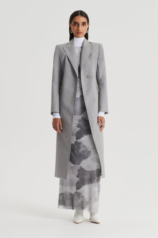 Dresses | Women Scanlan Theodore MESH CLOUD PRINT DRESS Grey