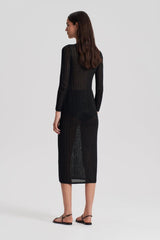 Dresses | Women Scanlan Theodore METALLIC KNIT CARDIGAN Black