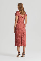 Dresses | Women Scanlan Theodore SATIN SPOT PRINT DRESS Amber