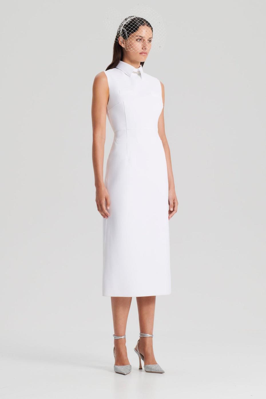 Dresses | Women Scanlan Theodore SCUBA PENCIL DRESS White