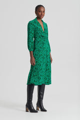 Dresses | Women Scanlan Theodore SILK BOTANICAL DRESS Verde