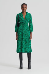 Dresses | Women Scanlan Theodore SILK BOTANICAL DRESS Verde