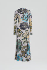Dresses | Women Scanlan Theodore SILK PRINT GATHER DRESS Pale.grey