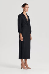 Dresses | Women Scanlan Theodore SILK TURBAN TWIST DRESS Black