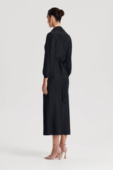Dresses | Women Scanlan Theodore SILK TURBAN TWIST DRESS Black