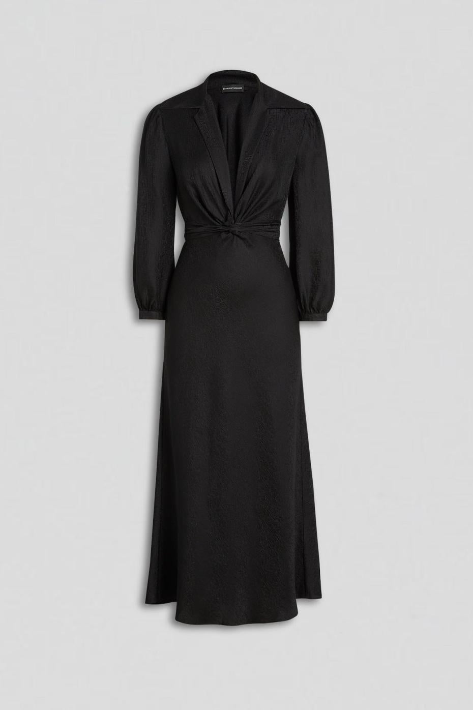 Dresses | Women Scanlan Theodore SILK TURBAN TWIST DRESS Black