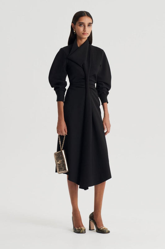 Dresses | Women Scanlan Theodore SOFT ROLL NECK DRESS Black