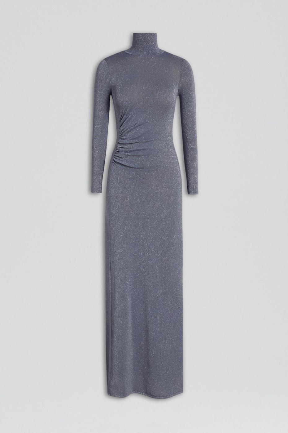 Dresses | Women Scanlan Theodore SPARKLE GATHER DRESS Silver