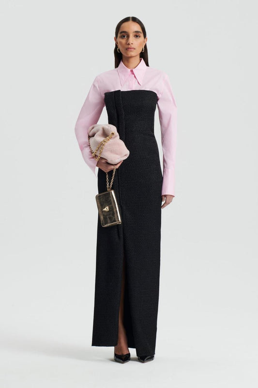 Dresses | Women Scanlan Theodore TINSEL GINGHAM GOWN Black