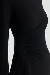 Dresses | Women Scanlan Theodore TINSEL PRINT DRAPE DRESS Black