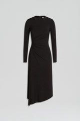 Dresses | Women Scanlan Theodore TINSEL PRINT DRAPE DRESS Black