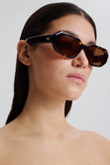 Eyewear | Women Scanlan Theodore ST BOLD RECTANGLE SUNGLASSES Tortshell