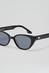 Eyewear | Women Scanlan Theodore ST FELINE OVAL SUNGLASSES Black