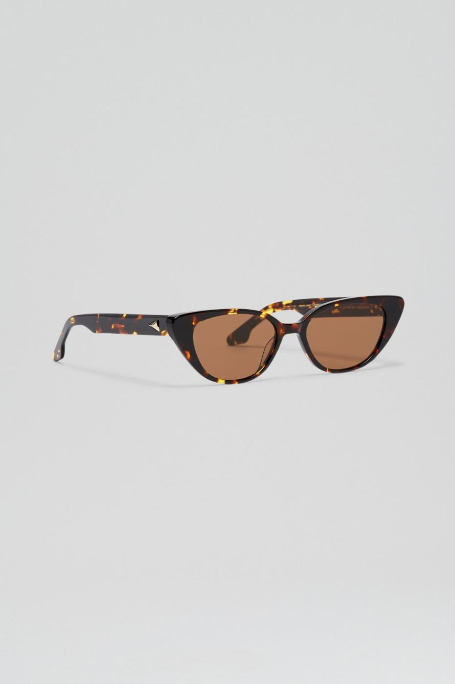 Eyewear | Women Scanlan Theodore ST FELINE OVAL SUNGLASSES Tortshell