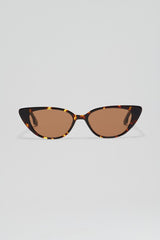 Eyewear | Women Scanlan Theodore ST FELINE OVAL SUNGLASSES Tortshell