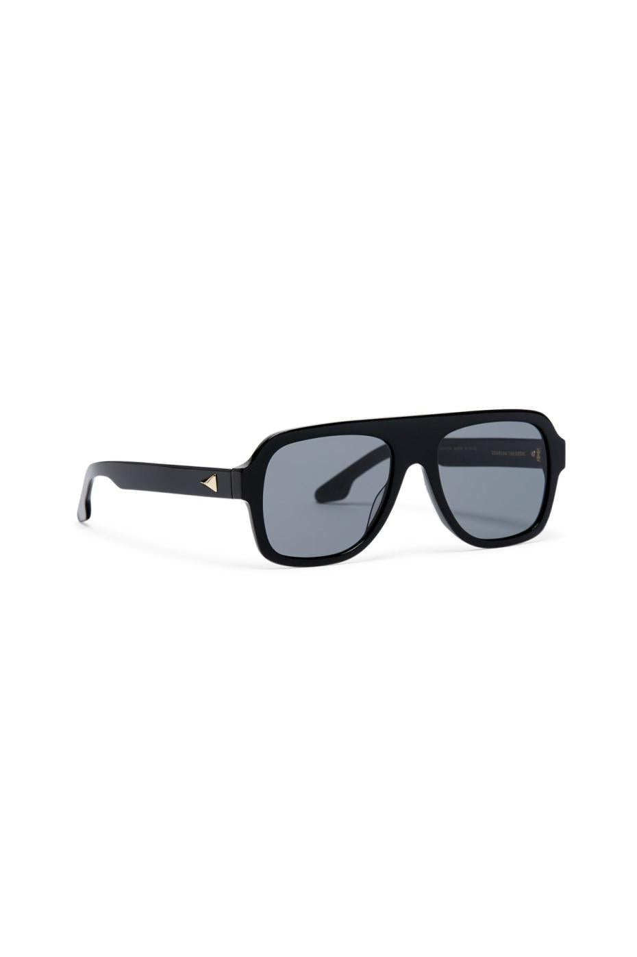 Eyewear | Women Scanlan Theodore ST FLAT TOP AVIATOR SUNGLASSES Black