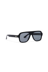 Eyewear | Women Scanlan Theodore ST FLAT TOP AVIATOR SUNGLASSES Black