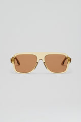 Eyewear | Women Scanlan Theodore ST FLAT TOP AVIATOR SUNGLASSES Sahara