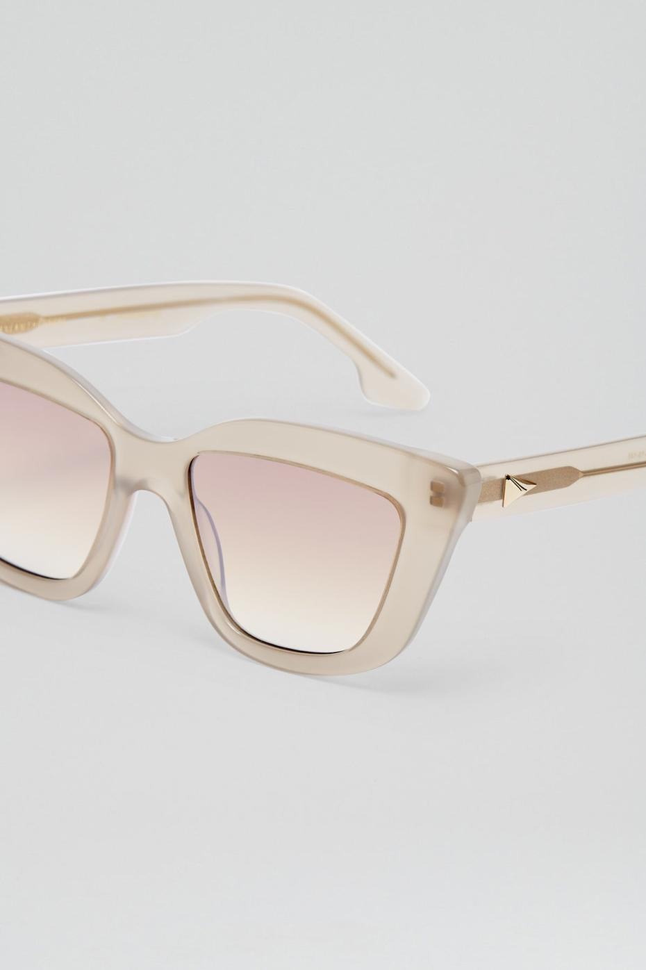 Eyewear | Women Scanlan Theodore ST SOFT CAT EYE SUNGLASSES Crystal.grey