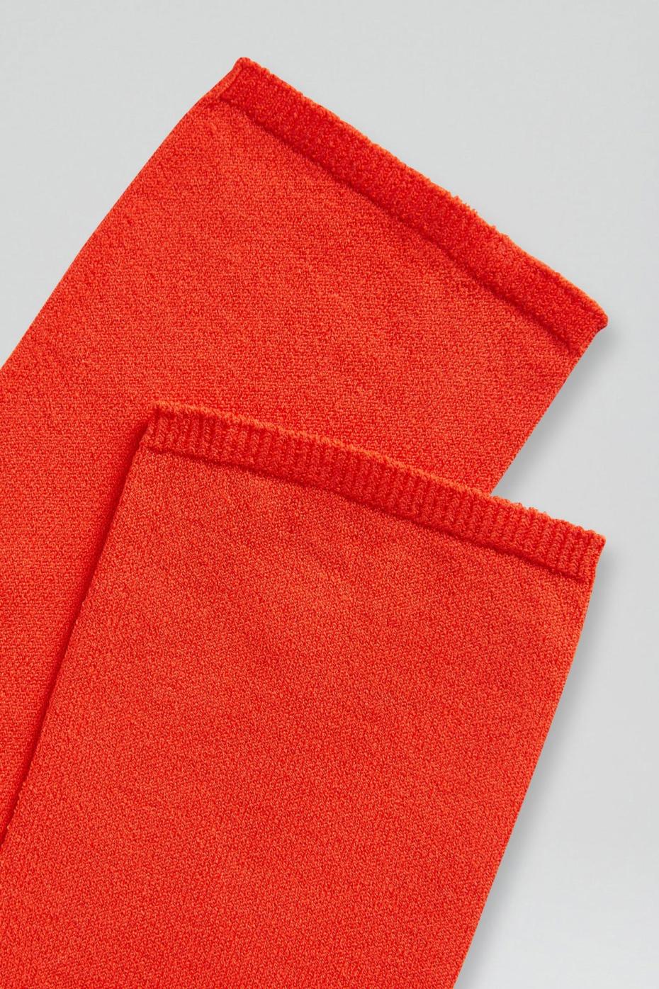 Gloves | Women Scanlan Theodore CREPE KNIT GLOVES Crayon