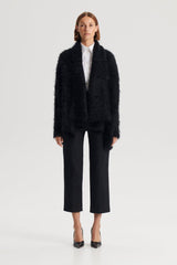 Jackets | Women Scanlan Theodore BRUSHED MOHAIR CARDIGAN 3 Black