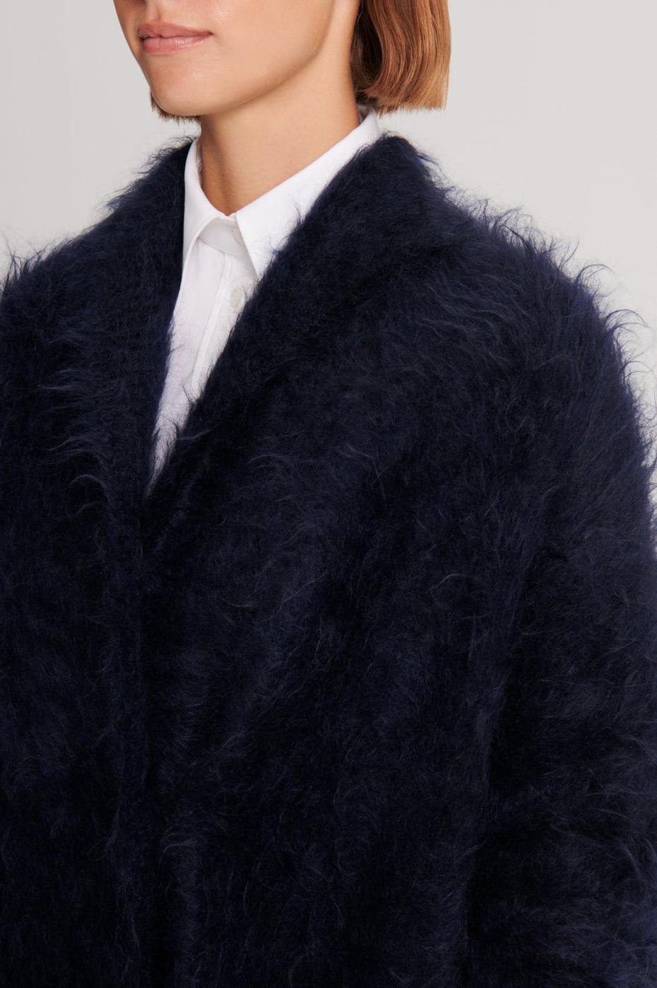 Jackets | Women Scanlan Theodore BRUSHED MOHAIR CARDIGAN 3 Navy