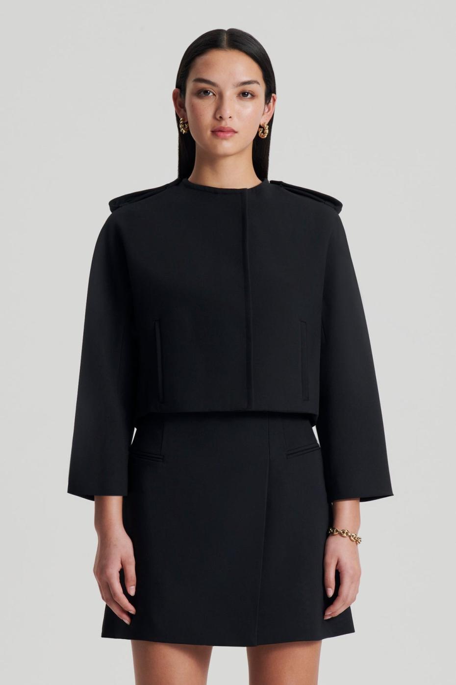 Jackets | Women Scanlan Theodore CADY COCOON SLEEVE JACKET Black