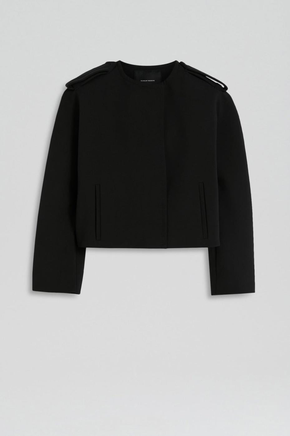 Jackets | Women Scanlan Theodore CADY COCOON SLEEVE JACKET Black