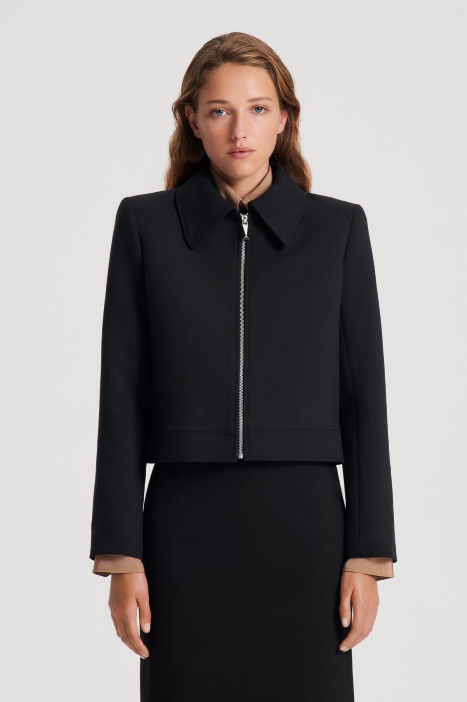 Jackets | Women Scanlan Theodore CADY ZIP JACKET Black