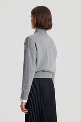 Jackets | Women Scanlan Theodore CASHMERE BOMBER Grey Melange