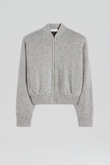 Jackets | Women Scanlan Theodore CASHMERE BOMBER Grey Melange