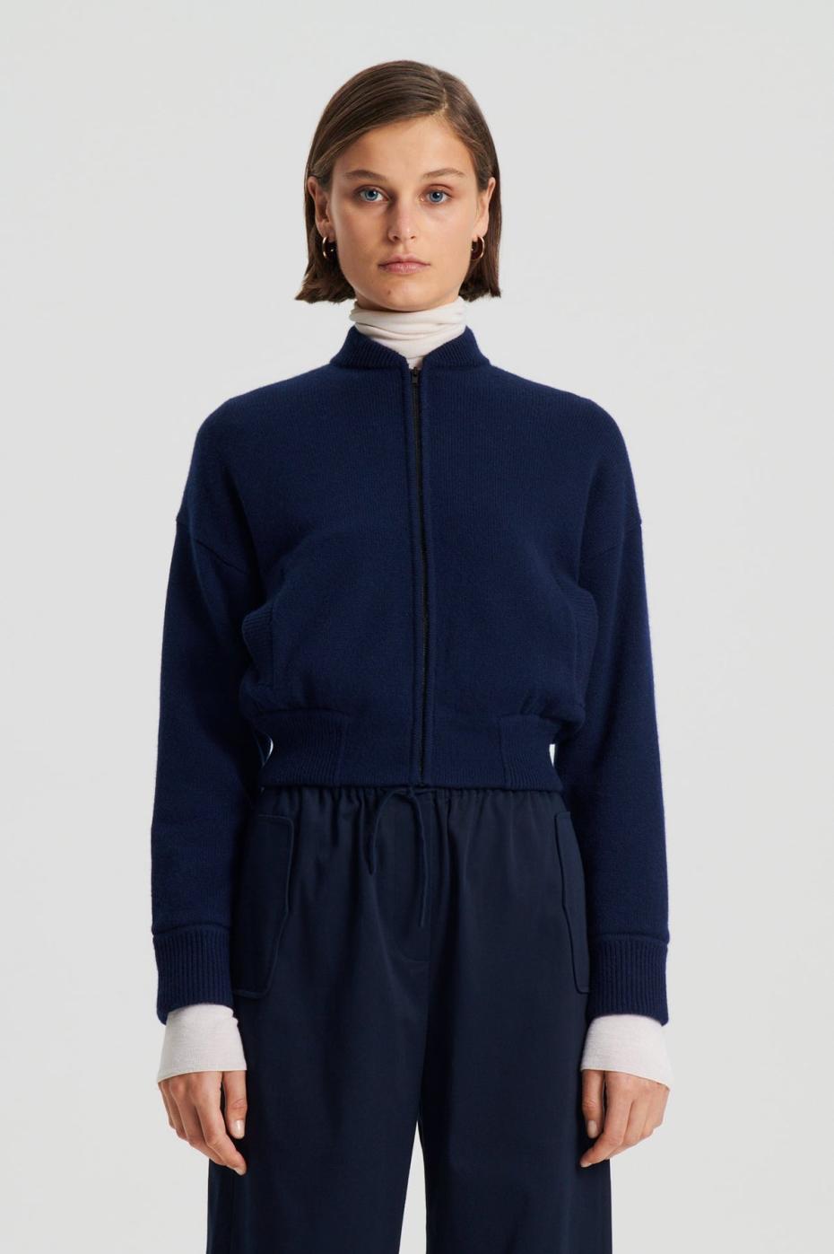 Jackets | Women Scanlan Theodore CASHMERE BOMBER Navy X