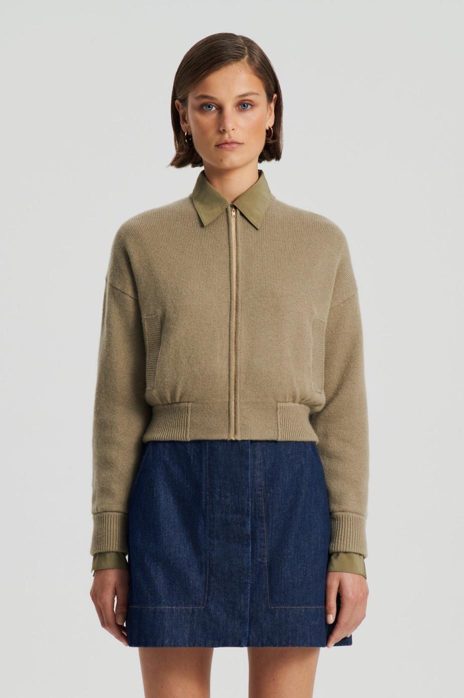 Jackets | Women Scanlan Theodore CASHMERE BOMBER Trench