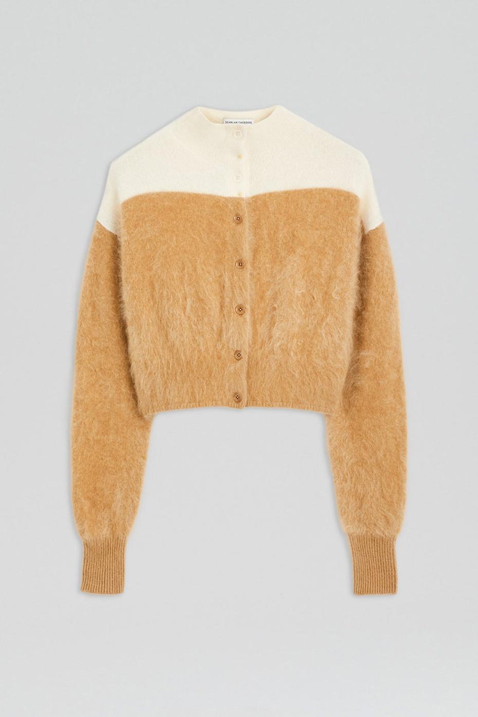 Jackets | Women Scanlan Theodore CASHMERE BRUSHED CARDIGAN Camel.cream