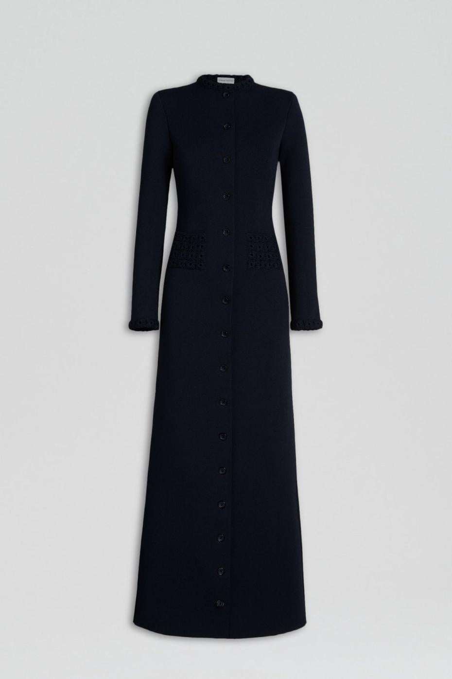 Jackets | Women Scanlan Theodore CREPE KNIT DAISY COAT Navy
