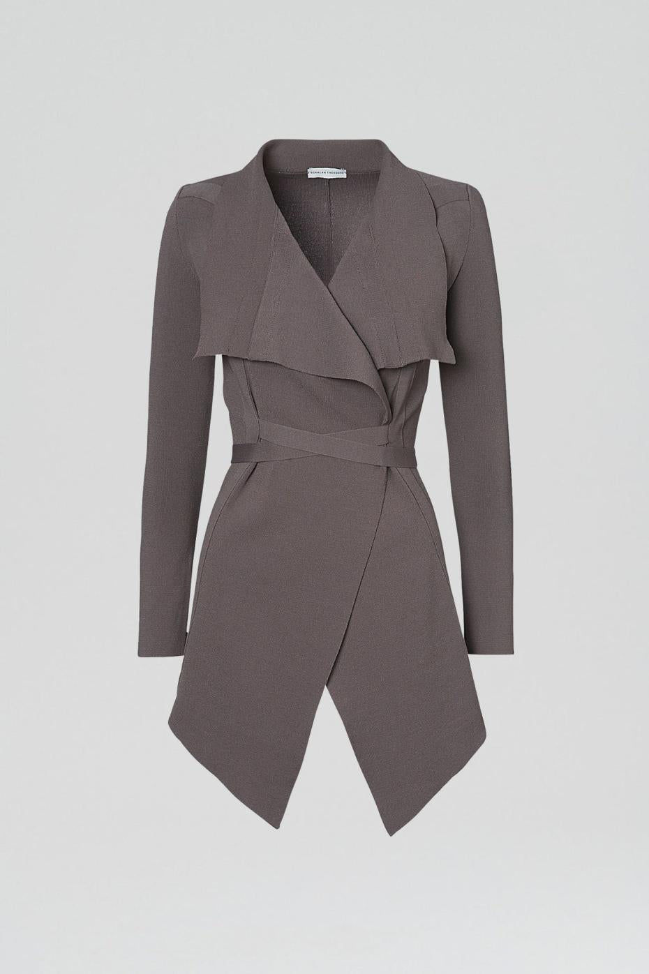 Jackets | Women Scanlan Theodore CREPE KNIT DRAPE FRONT JACKET Torba