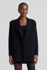 Jackets | Women Scanlan Theodore CREPE KNIT LOOSE TAILORED JACKET Black