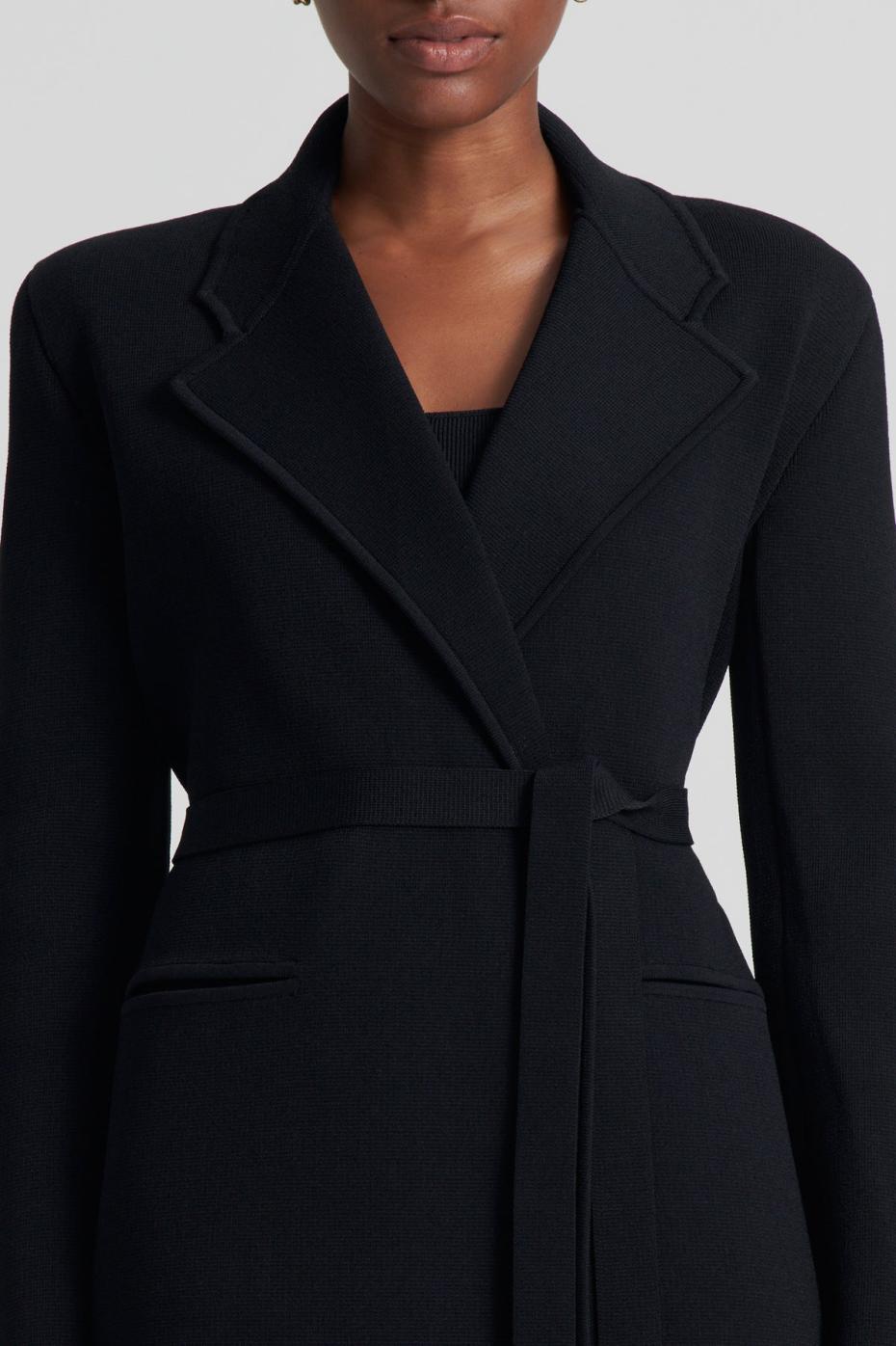Jackets | Women Scanlan Theodore CREPE KNIT LOOSE TAILORED JACKET Black